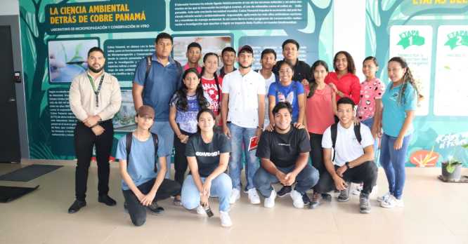 Cobre Panamá sigue contribuyendo a la formación ambiental de estudiantes universitarios